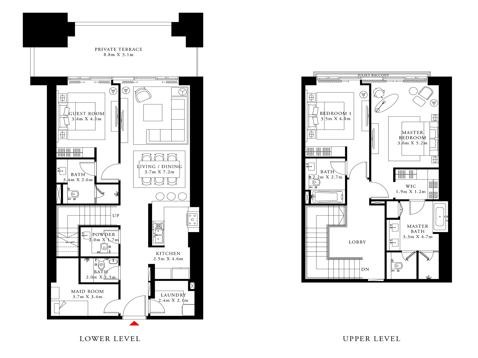 emaar act one act two apartment 3 bhk 2430sqft 20211001151007