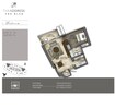 Emaar Address Boulevard 1 Bed Layout