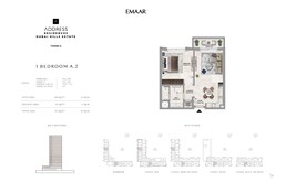 1 Bed 752 Sq. Ft. Apartment in Emaar Address Residences Dubai Hills