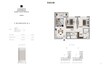 Emaar Address Residences Dubai Hills 2 Beds Layout