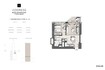 Emaar Address Residences The Bay 1 Bed Layout