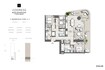 Emaar Address Residences The Bay 3 Beds Layout