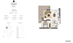 1 Bed 1094 Sq. Ft. Apartment in Emaar Address Residences Zabeel