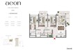 Emaar Aeon 3 Beds Layout