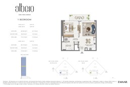 1 Bed 775 Sq. Ft. Apartment in Emaar Albero