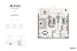 2 Beds 1454 Sq. Ft. Apartment in Emaar Altus
