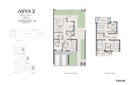 4 Beds 2463 Sq. Ft. Townhouse in Emaar Anya 2