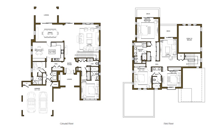 Emaar Rasha 4 Beds Layout