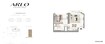 Emaar Arlo 1 Bed Layout