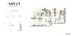 Emaar Arlo 2 Beds Layout
