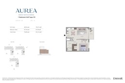 1 Bed 816 Sq. Ft. Apartment in Emaar Aurea
