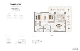 2 Beds 1561 Sq. Ft. Apartment in Emaar Avonlea