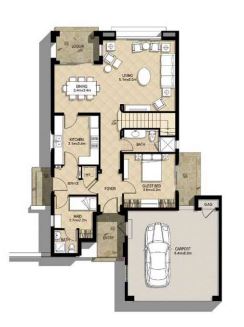 4 Beds 3224 Sq. Ft. Villa in Emaar Azalea Villas