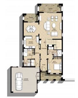 5 Beds 4185 Sq. Ft. Villa in Emaar Azalea Villas