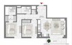 Emaar Bayshore 2 Beds Layout
