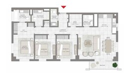 3 Beds 1393 Sq. Ft. Apartment in Emaar Bayshore