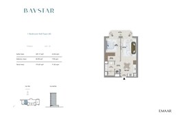 1 Bed 773 Sq. Ft. Apartment in Emaar Baystar Vida