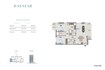 Emaar Baystar Vida 2 Beds Layout