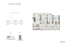 3 Beds 1700 Sq. Ft. Apartment in Emaar Baystar Vida