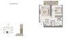 Emaar Bayview 1 Bed Layout