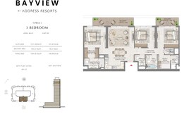 3 Beds 1507 Sq. Ft. Apartment in Emaar Bayview