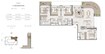 Emaar Bayview 4 Beds Layout