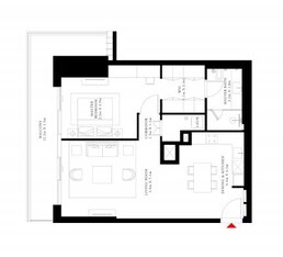 1 Bed 931 Sq. Ft. Apartment in Emaar Beach Isle