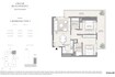 Emaar Beach Mansion 2 Beds Layout