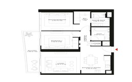 2 Beds 1143 Sq. Ft. Apartment in Emaar Beach Vista