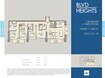 Emaar BLVD Heights 3 Beds Layout