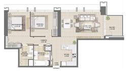 2 Beds 1038 Sq. Ft. Apartment in Emaar Burj Royale