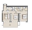 Emaar Burj Royale 2 Beds Layout