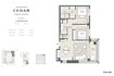 Emaar Cedar Creek Beach 2 Beds Layout