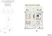 Emaar Clearpoint 1 Bed Layout