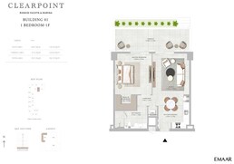 1 Bed 966 Sq. Ft. Apartment in Emaar Clearpoint