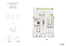 2 Beds 991 Sq. Ft. Apartment in Emaar Clearpoint