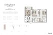 Emaar Club Place 2 Beds Layout