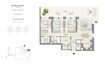 Emaar Creek Crescent 3 Beds Layout