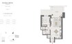 Emaar Creek Edge 1 Bed Layout