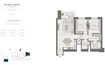 Emaar Creek Edge 2 Beds Layout