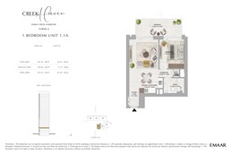 1 Bed 836 Sq. Ft. Apartment in Emaar Creek Haven