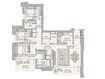 Emaar Creek Horizon 3 Beds Layout