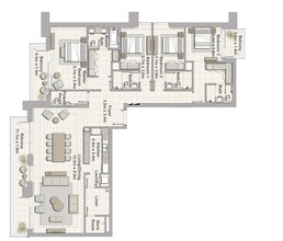 4 Beds 2974 Sq. Ft. Apartment in Emaar Creek Horizon