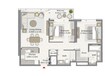 Emaar Creek Rise 2 Beds Layout