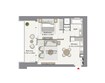 Emaar Creek Rise 1 Bed Layout