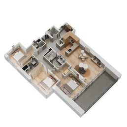 3 Beds 1883 Sq. Ft. Apartment in Emaar Downtown Views 2