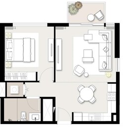 1 Bed 655 Sq. Ft. Apartment in Emaar Executive Residences