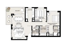 1 Bed 872 Sq. Ft. Apartment in Emaar Executive Residences