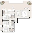 Emaar Executive Residences 3 Beds Layout
