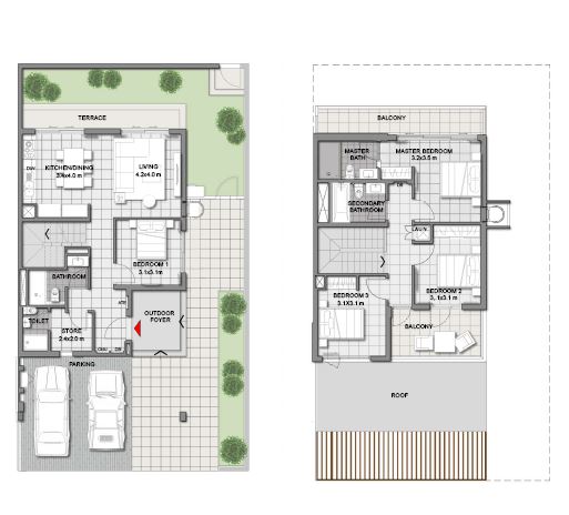 Emaar Expo Golf Villas Phase 3 4 Beds Layout
